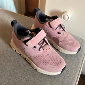 On Running Kids' Pink Lightweight Runner - Hook & Loop Closure